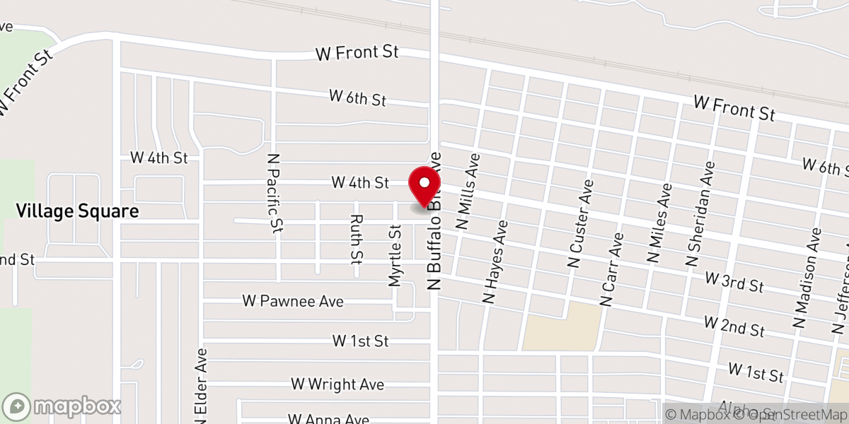Map showing location of United Pentecostal Church