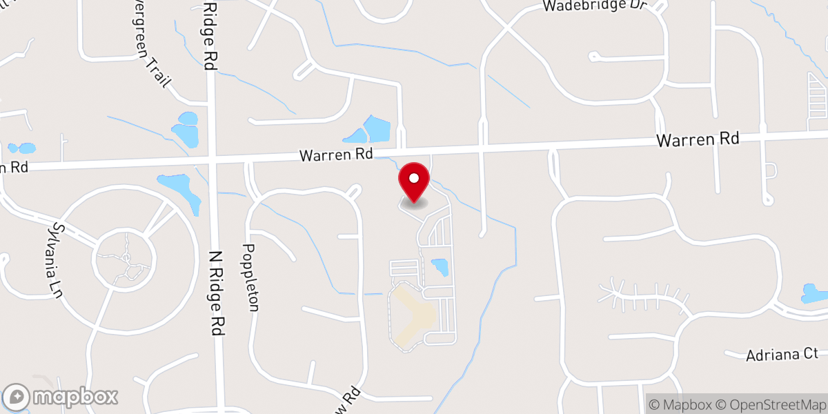 Map showing location of Resurrection Catholic Church