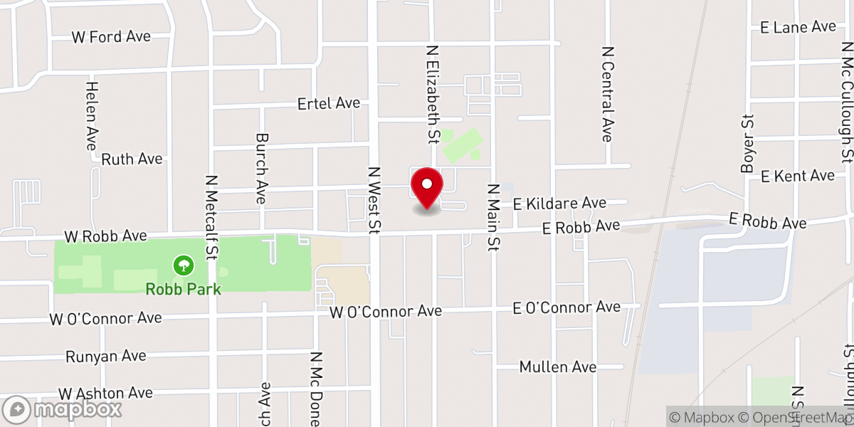 Map showing location of St Gerard's Catholic Church
