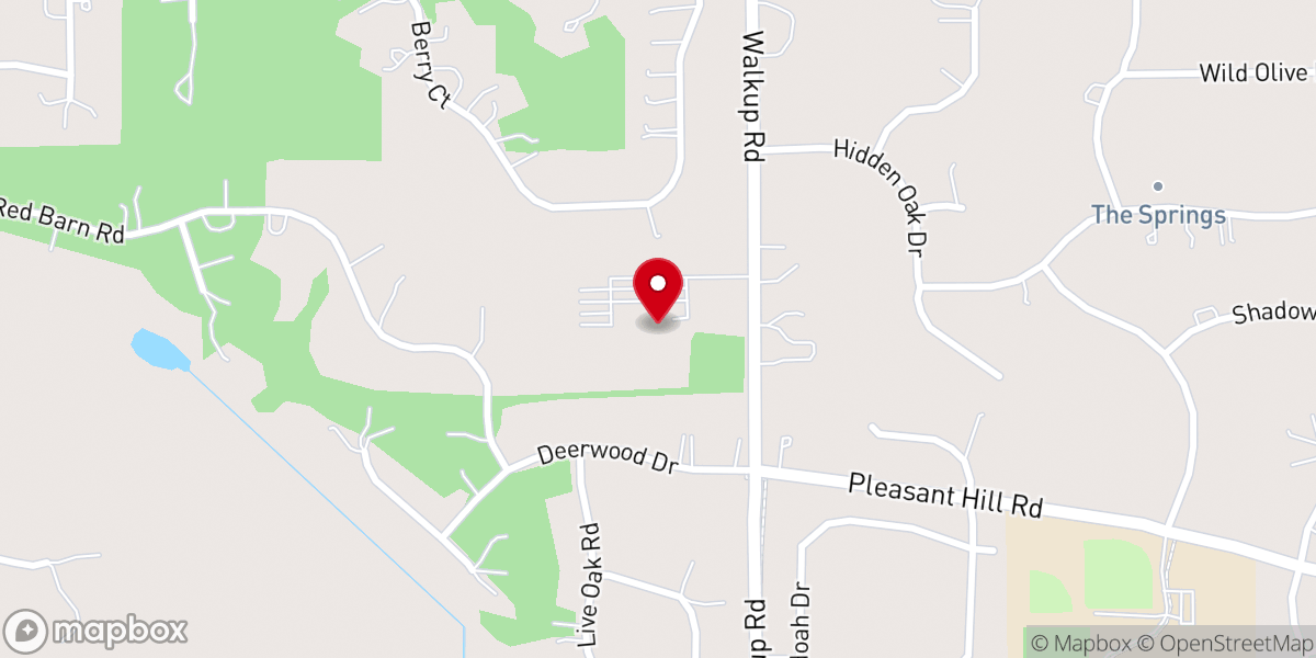 Map showing location of Shiloh Church