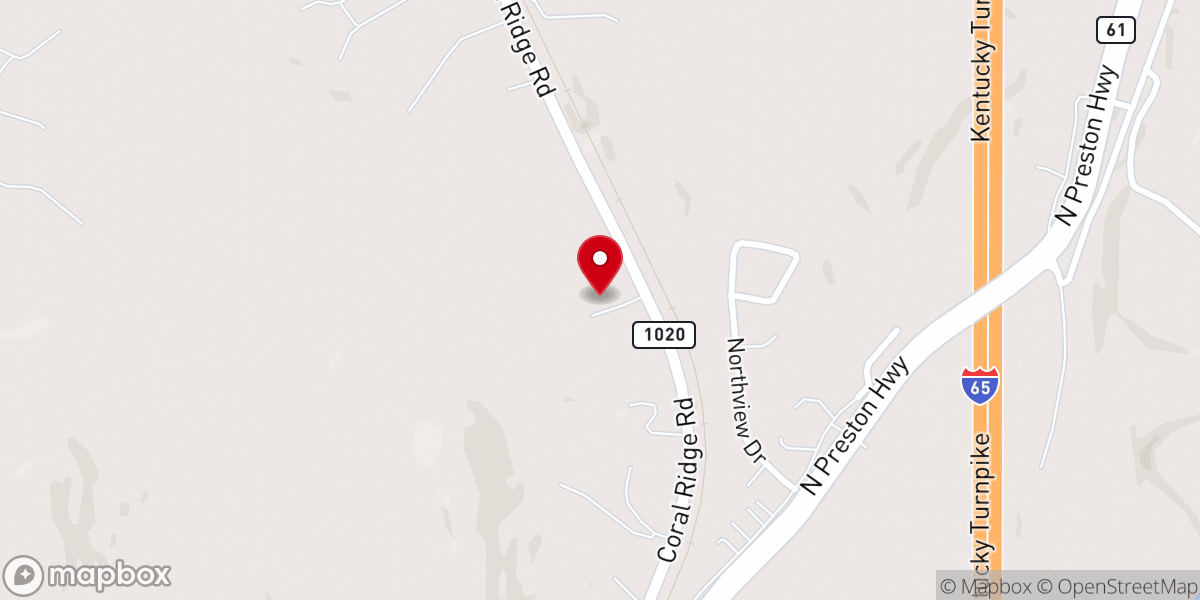 Map showing location of Calvary Hill Separate Baptist