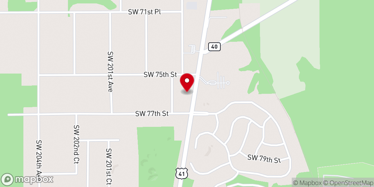 Map showing location of Dunnellon Seventh-day Adventist Church