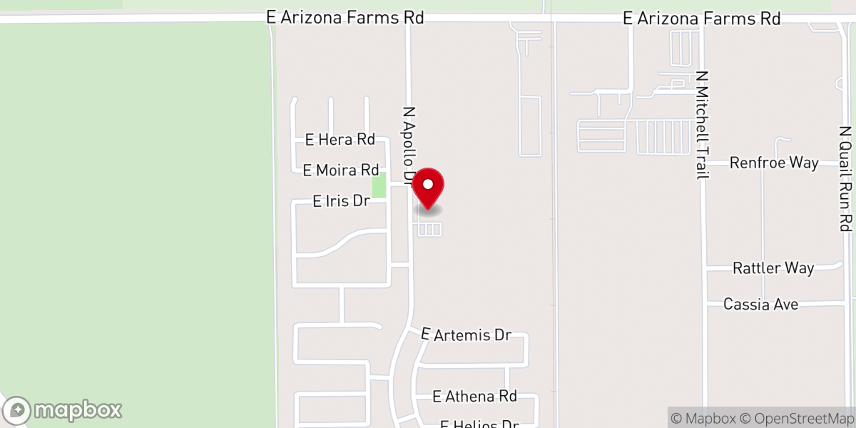 Map showing location of St. Michael the Archangel Parish Center