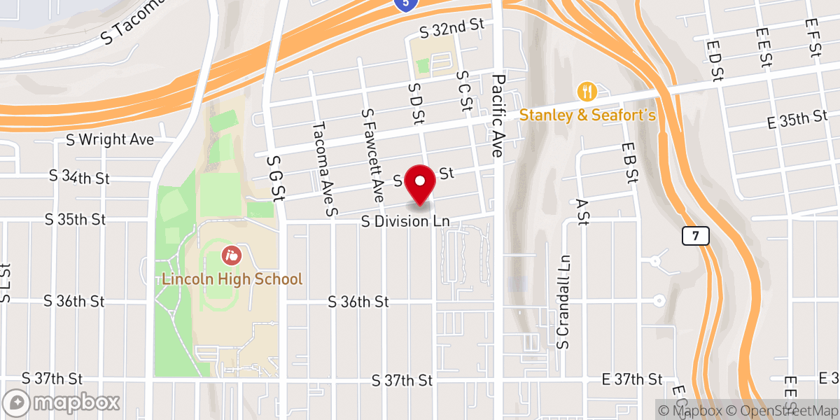 Map showing location of Mt Sinai Deliverance Church