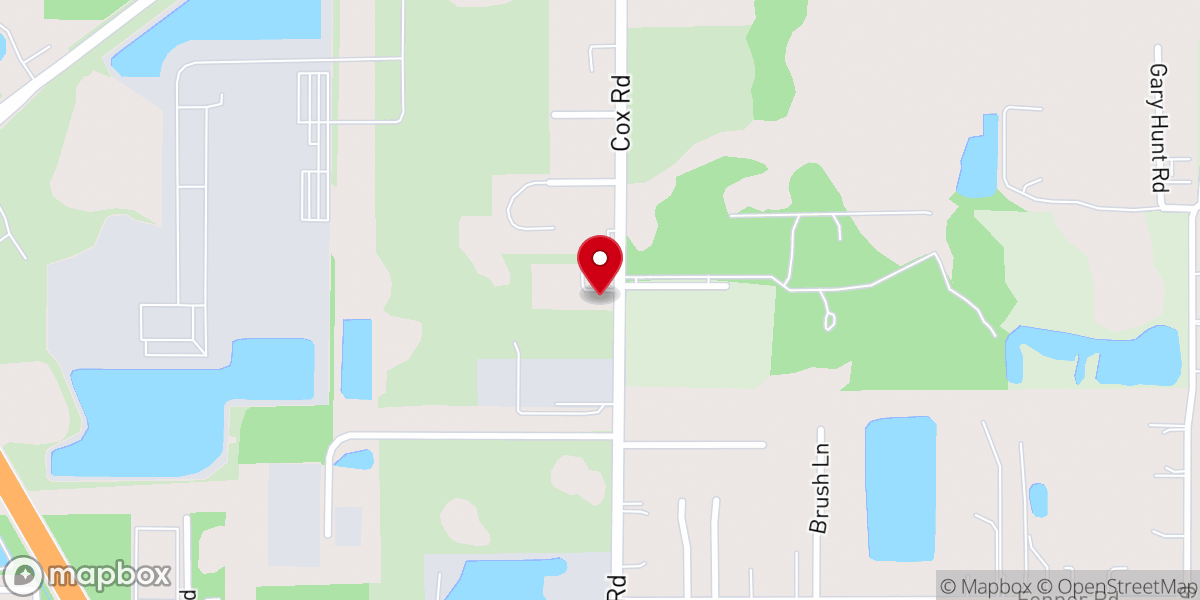 Map showing location of Brevard Humane Society