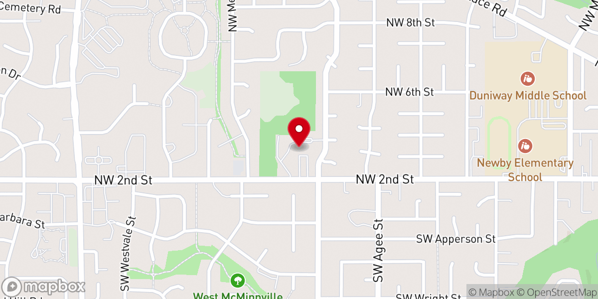 Map showing location of CalvaryMac