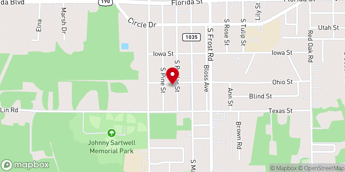 Map showing location of Most Sacred Heart Catholic Church