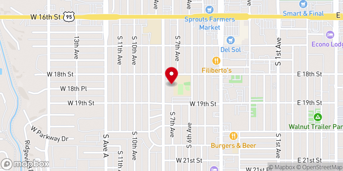 Map showing location of Saint Francis of Assisi Catholic Church
