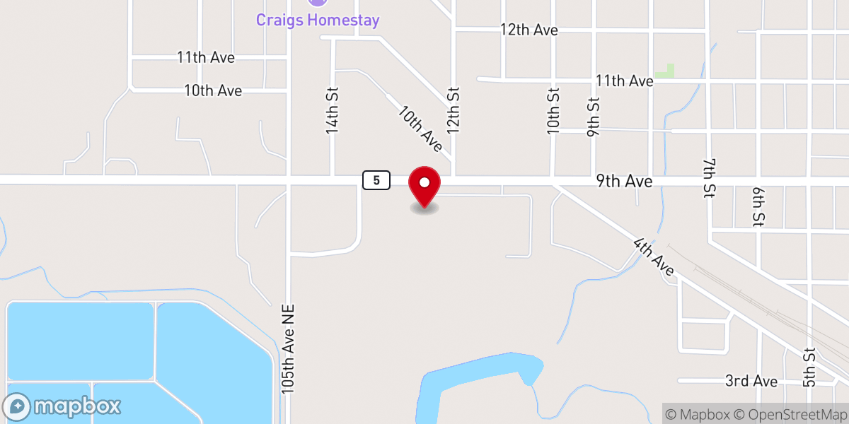 Map showing location of United Lutheran Church