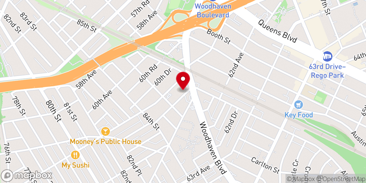 Map showing location of Resurrection Ascension Roman Catholic Church