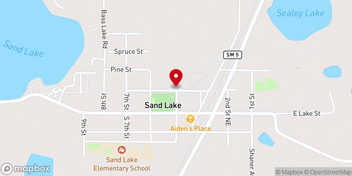 Map showing location of Mary Queen of Apostles Parish