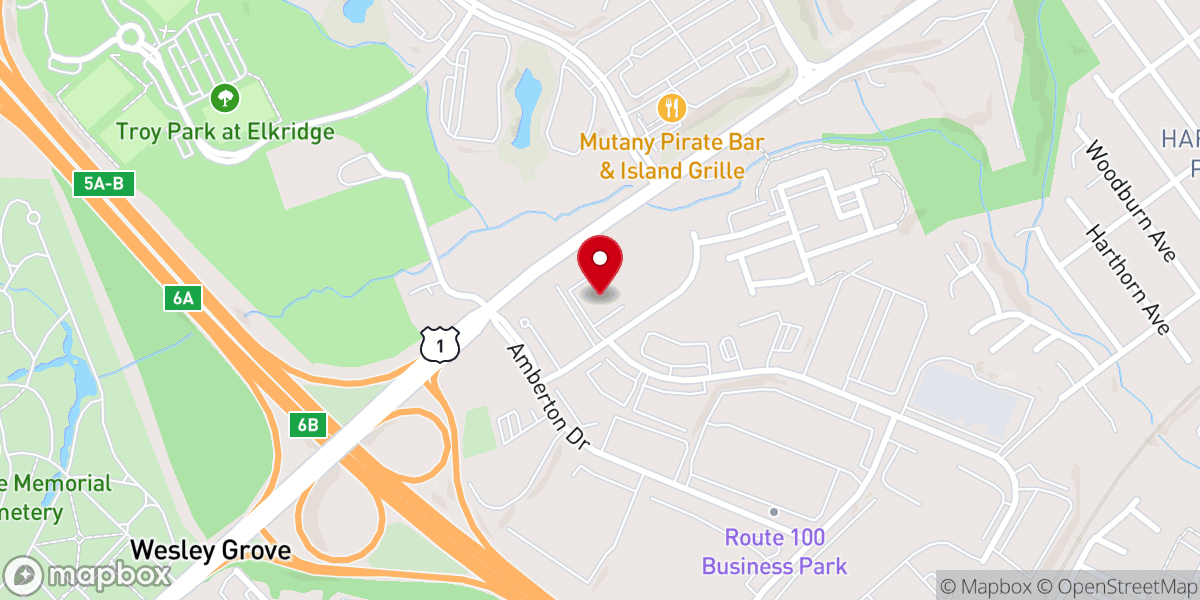 Map showing location of CrossLife Community Church