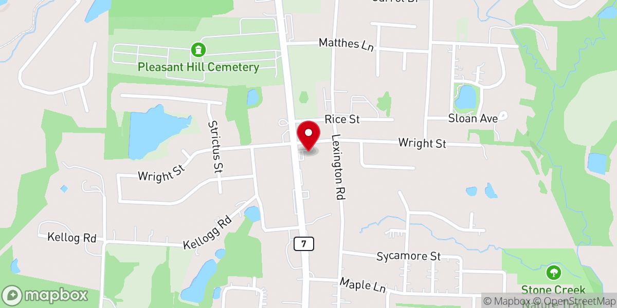 Map showing location of Family Worship Center