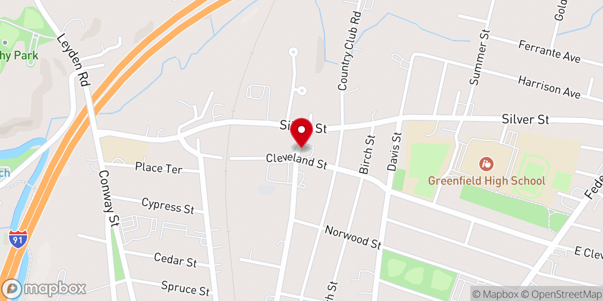 Map showing location of Christ Church