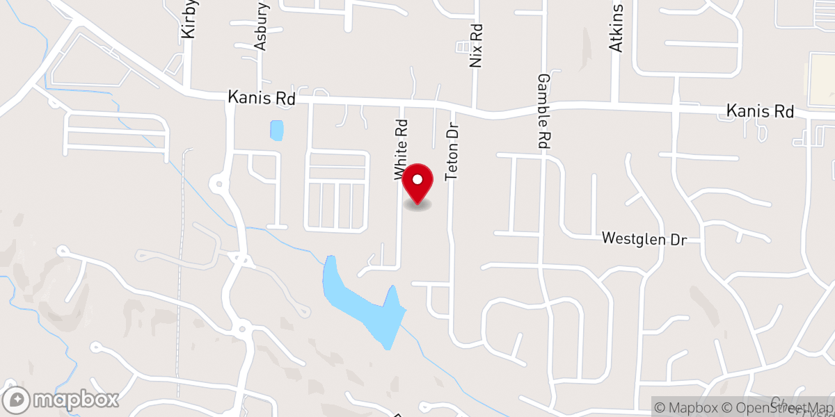 Map showing location of The Methodist Foundation for Arkansas