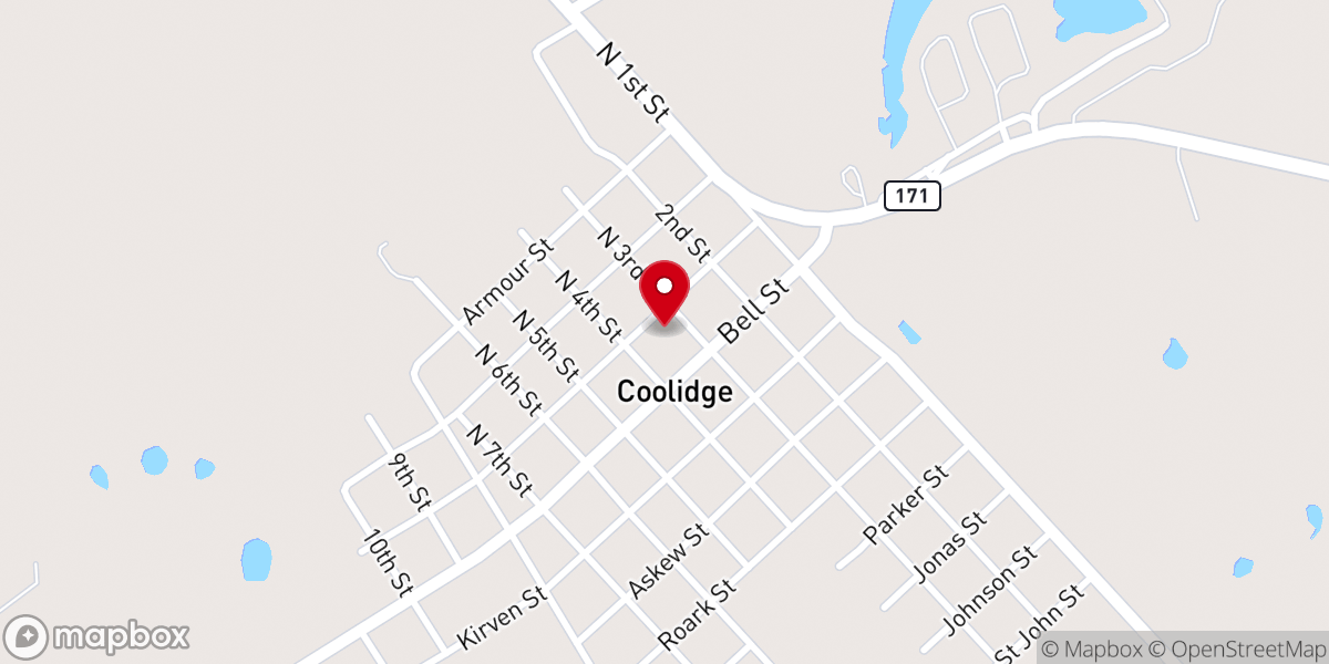 Map showing location of First Methodist Church