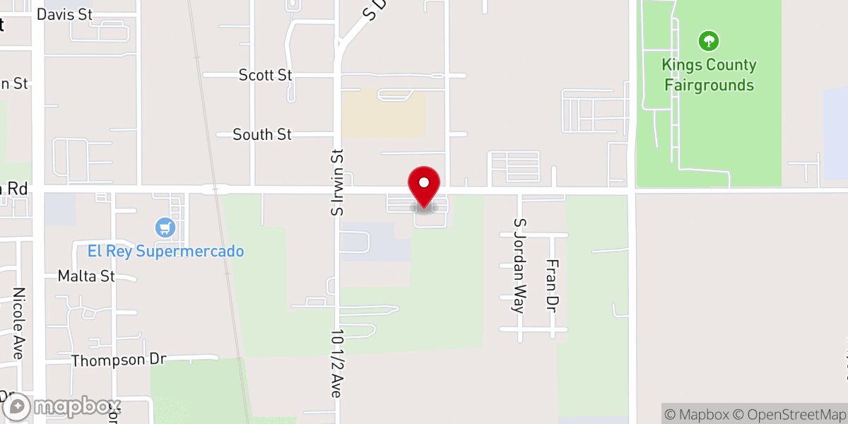 Map showing location of Immaculate Heart of Mary Church