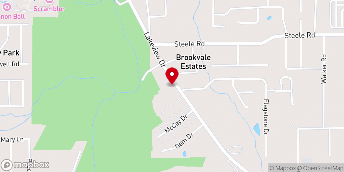 Map showing location of Bible Way Church