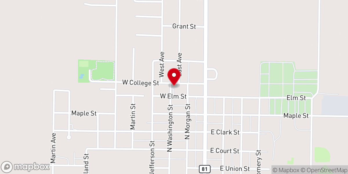 Map showing location of Freedom In Christ Fellowship