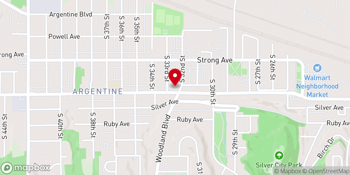 Map showing location of Immanuel Lutheran Church