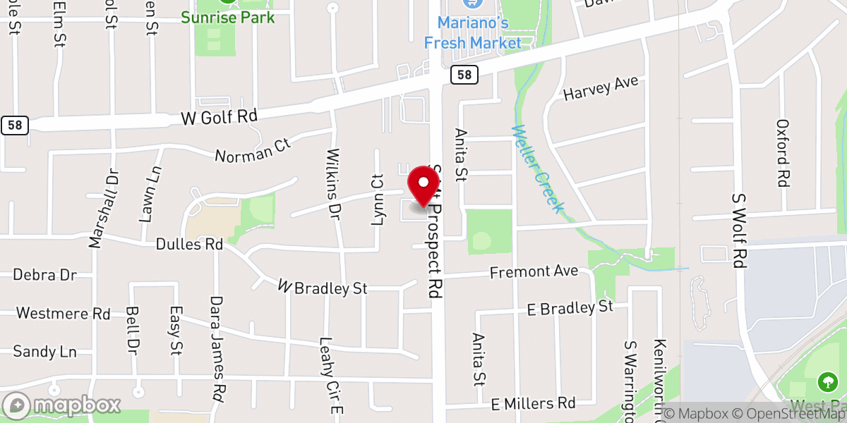 Map showing location of Faith Alliance Bible Church