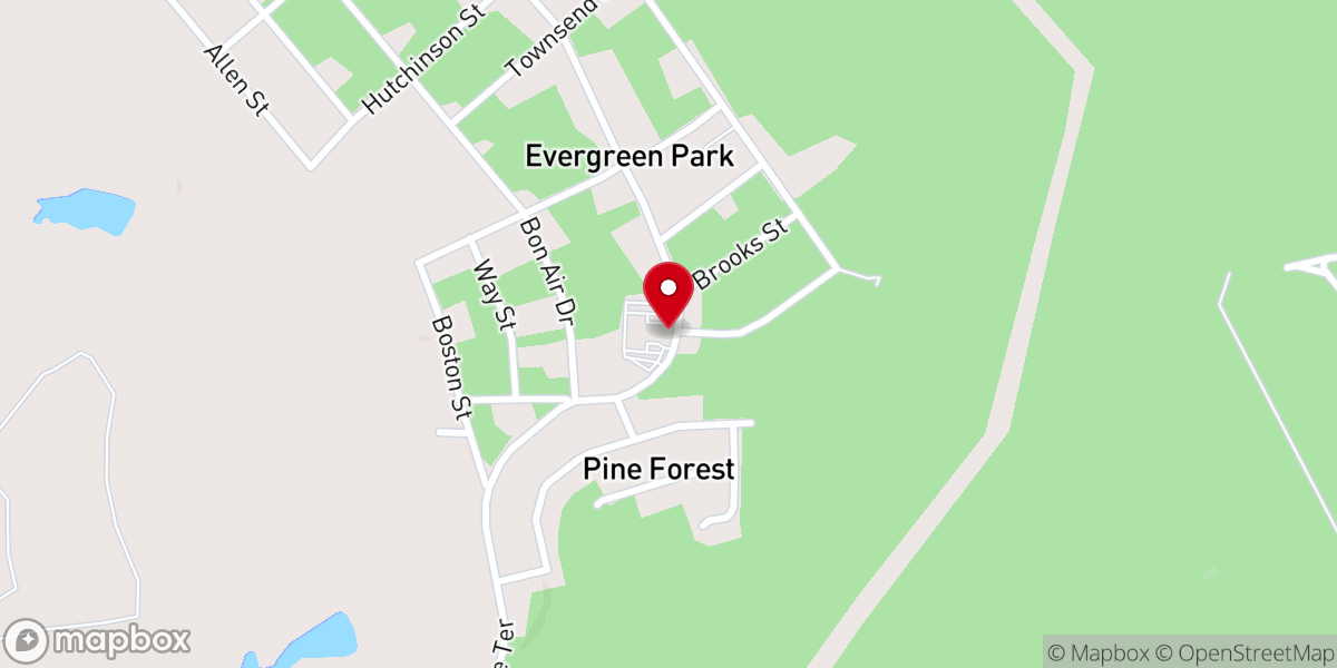 Map showing location of Haskell Heights First Baptist Church