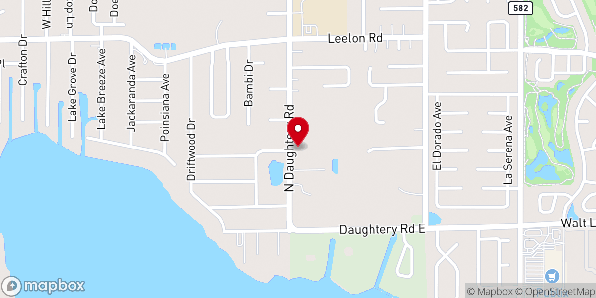 Map showing location of Lakeland Bible Presbyterian Church