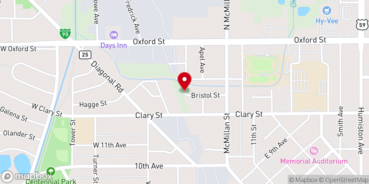 Map showing location of Proclaim Aviation Ministries Inc