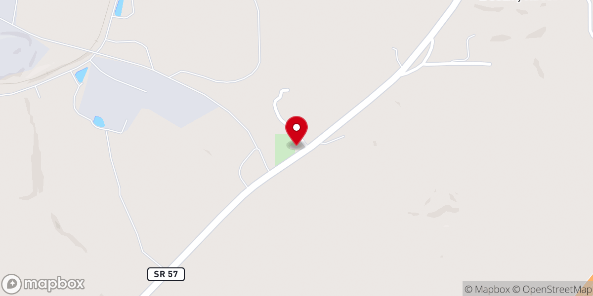 Map showing location of Anderson-Chappell Church