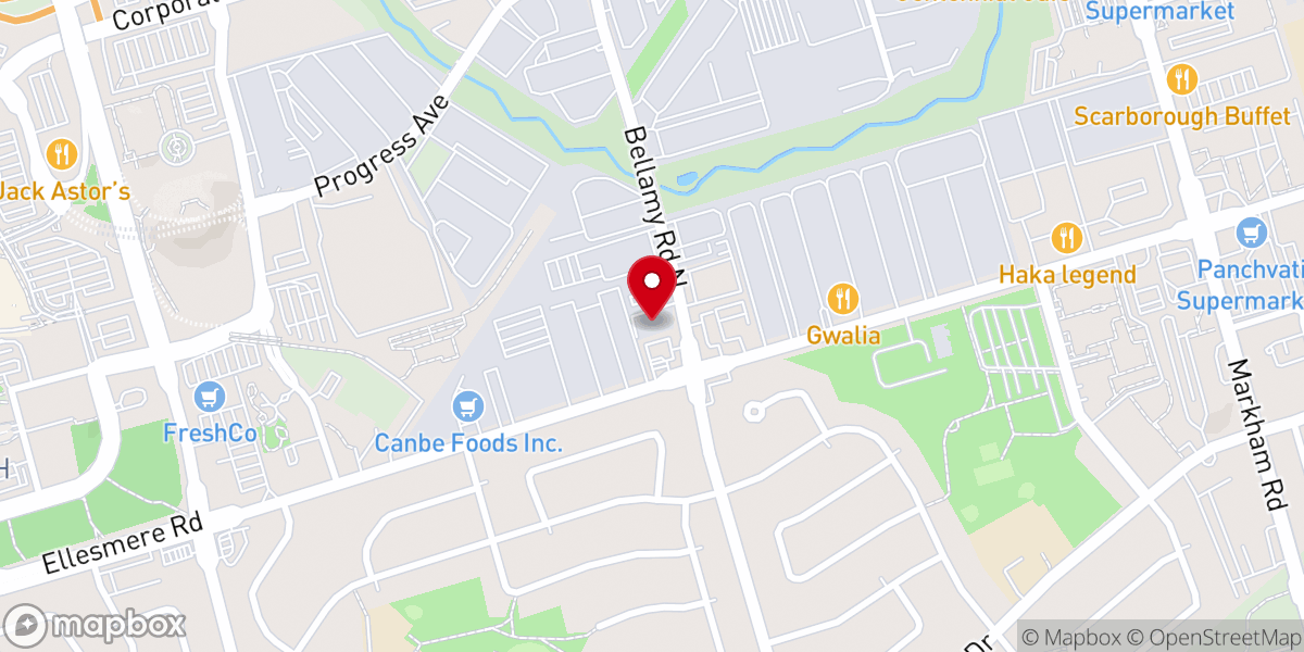 Map showing location of Light of Life Church