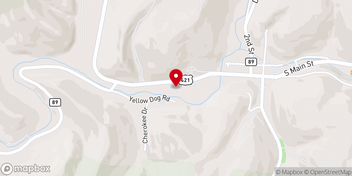 Map showing location of St. Paul Catholic Mission