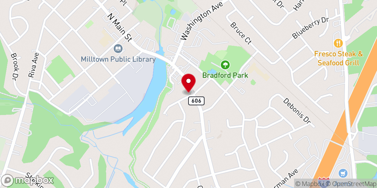 Map showing location of St. Paul's United Church of Christ