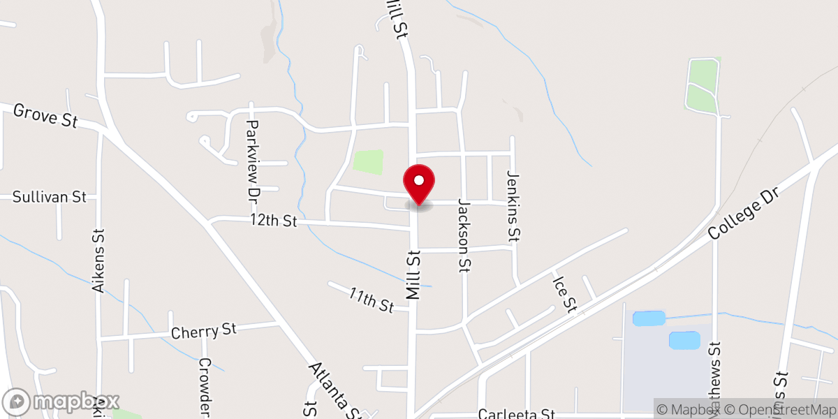 Map showing location of God's Church Of Refuge