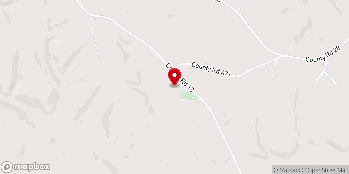 Map showing location of Bethel Baptist Church #2