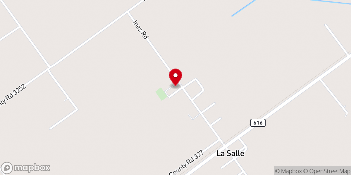 Map showing location of St. Theresa Catholic Church