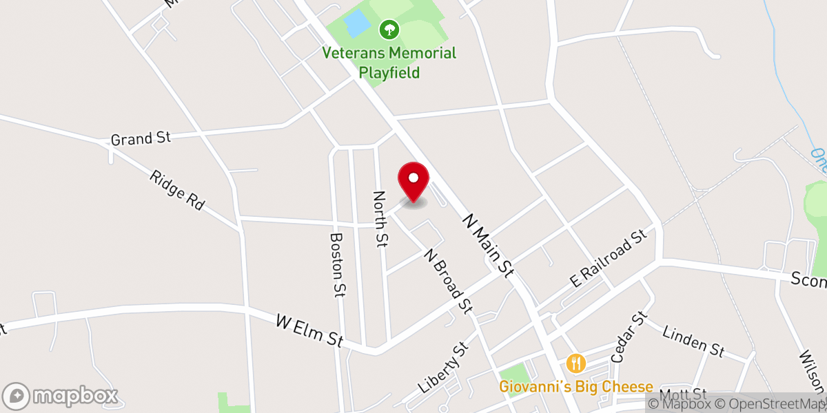 Map showing location of St Joseph Church