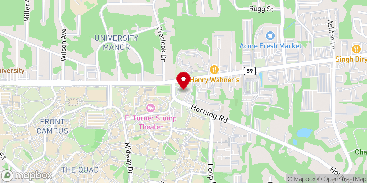 Map showing location of Kent United Church of Christ