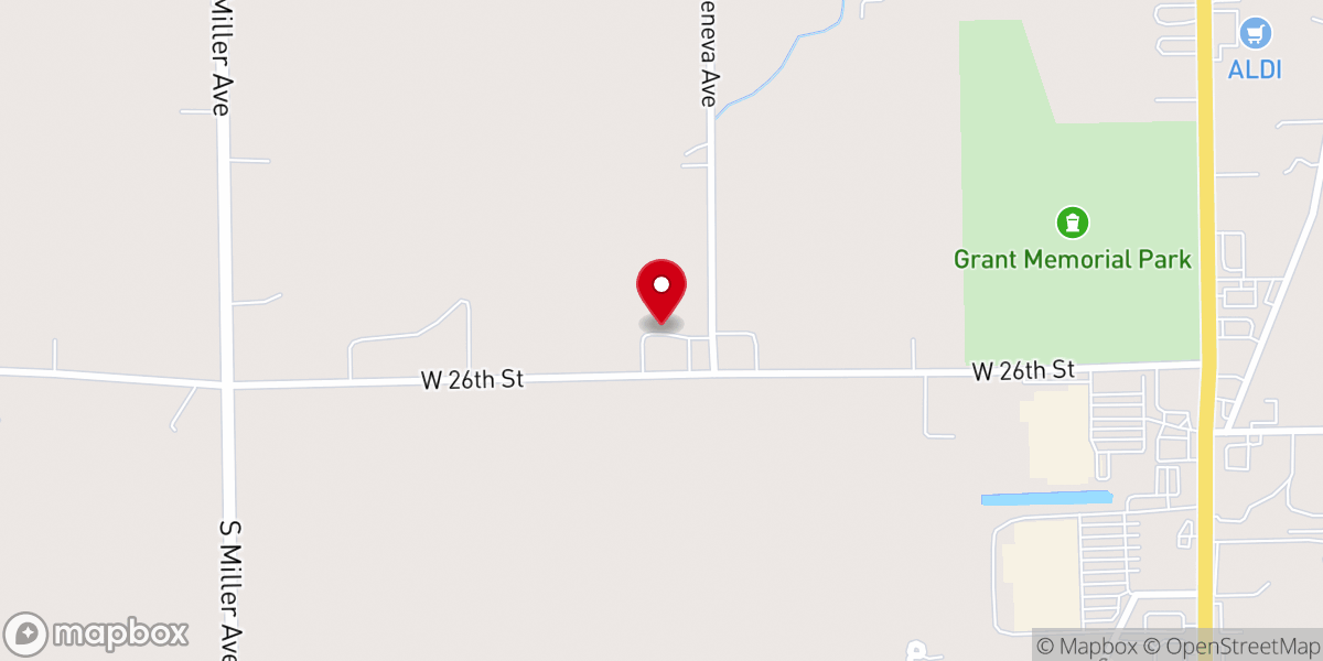 Map showing location of Church of the Brethren