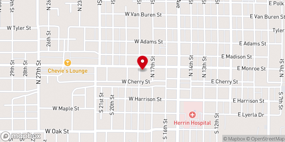 Map showing location of Our Lady of Mount Carmel Catholic church