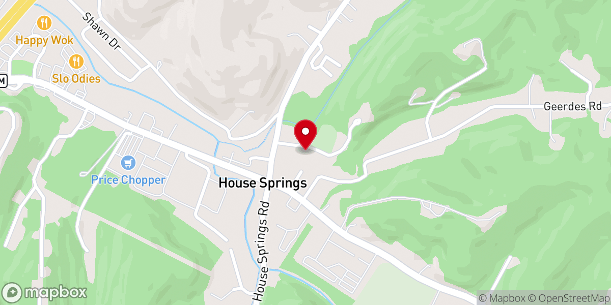 Map showing location of Grace Pointe Church of God