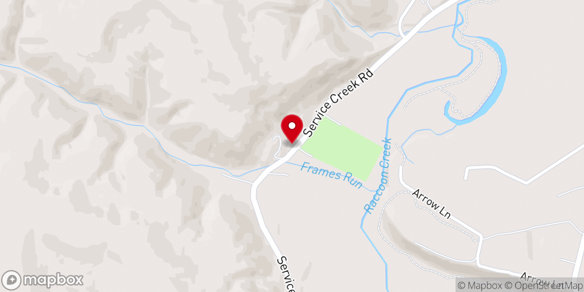 Map showing location of Church of the Redeemed of Beaver Valley Inc