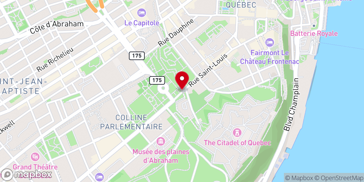 Map showing location of St. Louis Gate