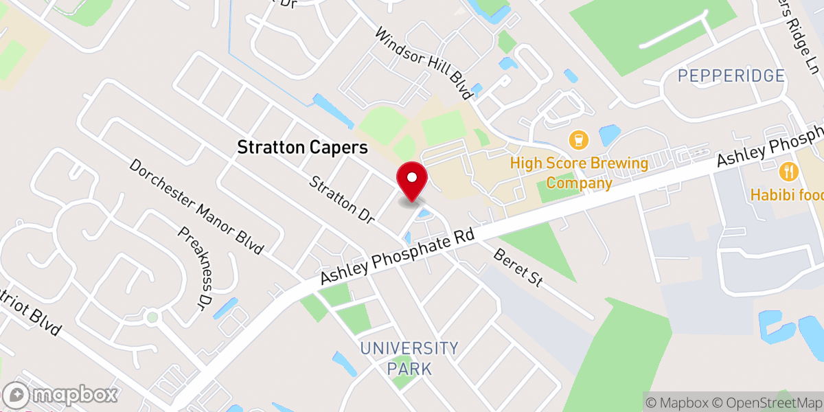 Map showing location of Redeemed Christian Church of God