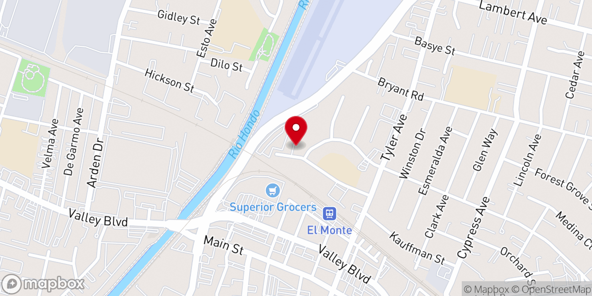 Map showing location of Chinese Southern Baptist Church