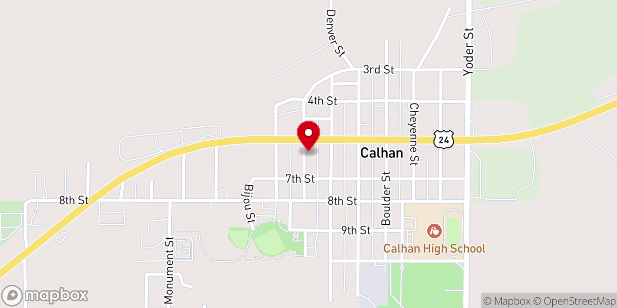 Map showing location of Living Word Community Church
