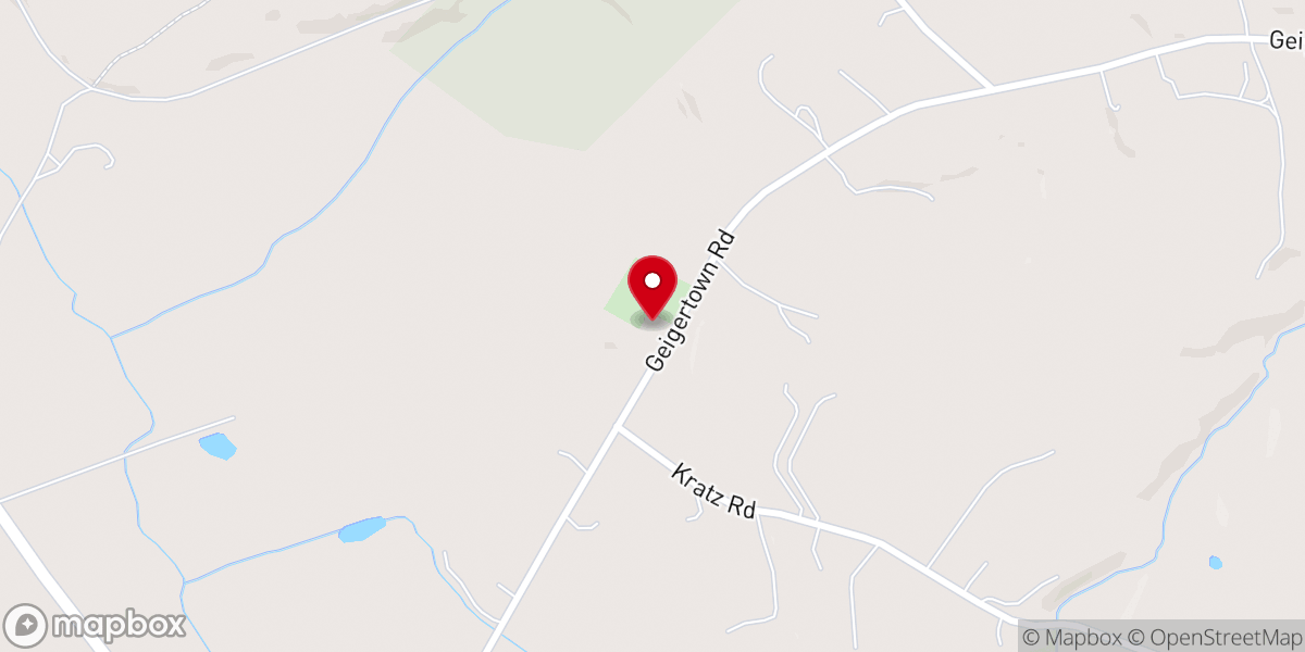 Map showing location of St. Paul's United Methodist Church