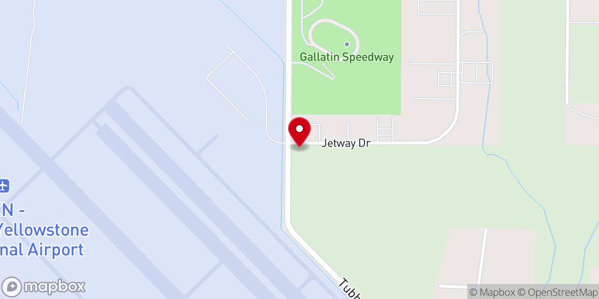 Map showing location of Yellowstone Bible Camp Foundation