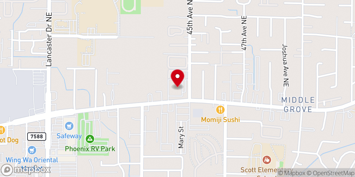 Map showing location of Free Methodist Church