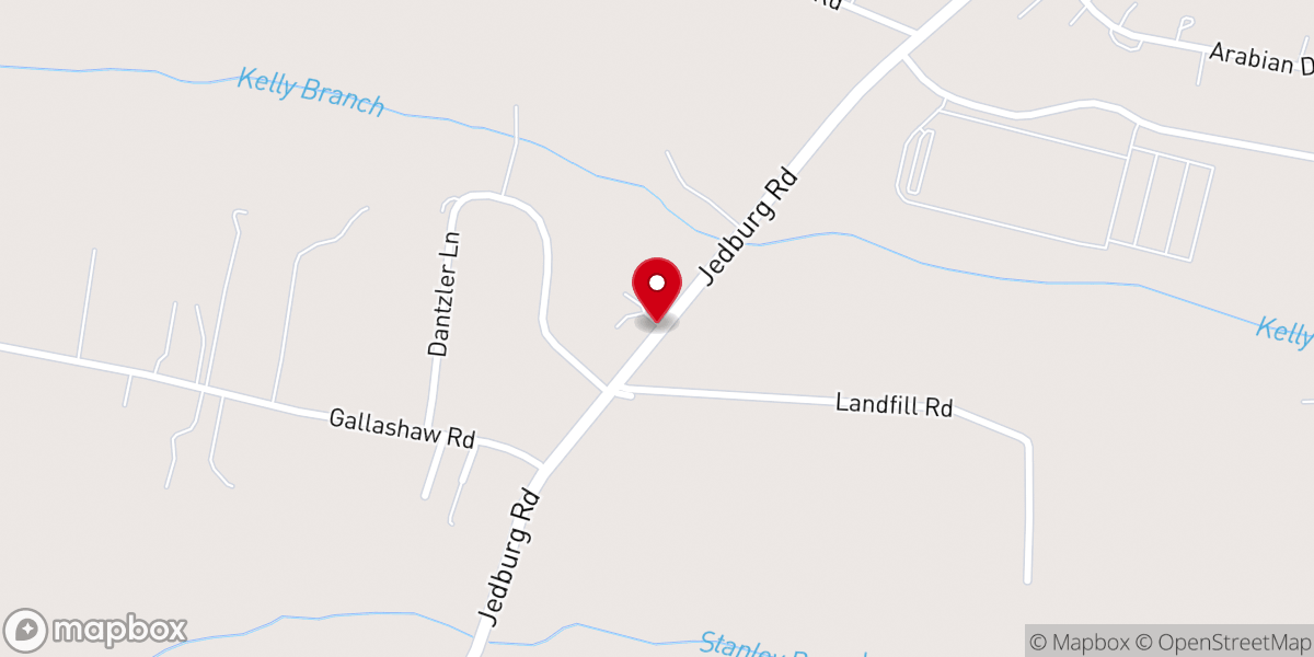 Map showing location of New Day Community Church