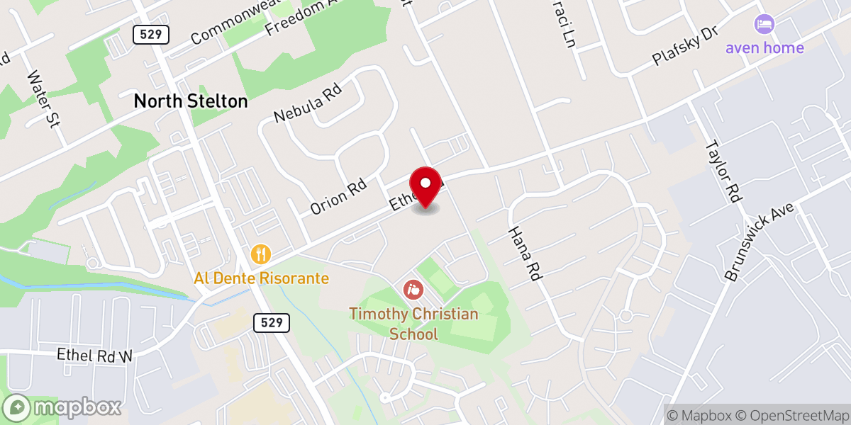 Map showing location of Grace Alliance Church
